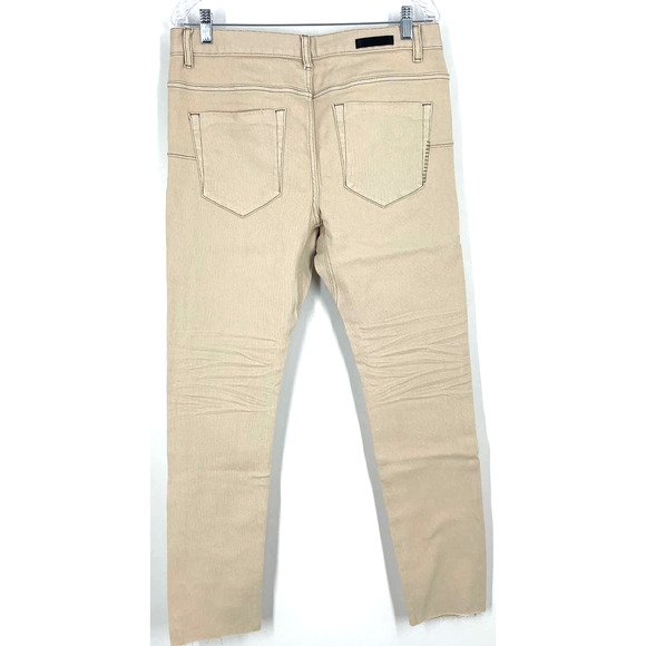 Man X One Teaspoon 32 Long Mr Blues Denim Jeans NWT Stone - Picture 2 of 5